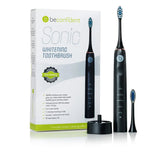 BECONFIDENT-SONIC escova de dentes branqueadora elétrica preta rosa ouro-DrShampoo - Perfumaria e Cosmética